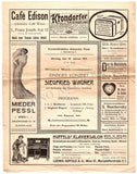 Wagner, Siegfried - Concert Program Vienna 1911