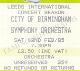 De Larrocha, Alicia - Rattle, Simon - Signed Program Leeds 1985