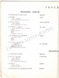 Schwarz, Solange - Performance Program Paris 1947