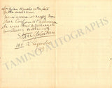 Golestan, Stan - Set of 2 Autograph Letters Signed 1918 & 1922