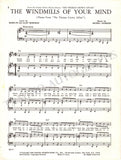 McQueen, Steve - Signed Score "The Windmills of Your Mind"