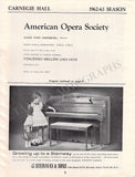 Sutherland, Joan - Bonynge, Richard - Signed Program Carnegie Hall 1963