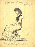 Herbert, Sydney - Signed Original Drawing 1884