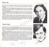 Leeds International Concert Season - Lot of 25 Signed Programs 1983-1987