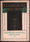 Teatro Reale di Roma - Season Book 1928