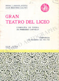 Gran Teatro del Liceu - Collection of 36 Vintage Unsigned Programs