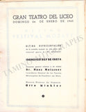 Gran Teatro del Liceu - Collection of 36 Vintage Unsigned Programs
