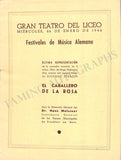 Gran Teatro del Liceu - Collection of 36 Vintage Unsigned Programs