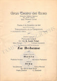 Gran Teatro del Liceu - Collection of 36 Vintage Unsigned Programs