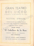 Gran Teatro del Liceu - Collection of 36 Vintage Unsigned Programs