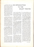 American Ballet Theatre - First Season (1940) Program