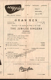 Fisk Jubilee Singers - Program with six signatures