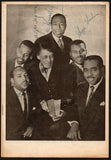Fisk Jubilee Singers - Program with six signatures