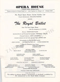 The Royal Ballet - Program Chicago Tour 1960-1961