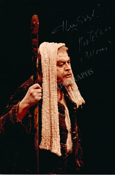 Adam, Theo - Large Signed Photograph as Moses