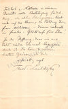 Leschetizky, Theodor - Autograph Letter Signed 1889