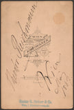 Reichmann, Theodor - Signed Cabinet Photo 1887