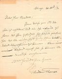 Thomas, Theodore - Autograph Letter Signed 1894