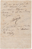 Theresa (Emma Valladon) - Autograph Letter Signed 1868 & Print