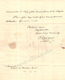 Cochrane, Thomas - Autograph Letter Signed 1812