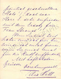 Hill, Tilia - Autograph Letter Signed 1910