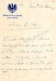 Marcoux, Vanni - Autograph Letter Signed 1912