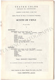 Vienna Octet - Concert Program Buenos Aires 1958