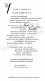 Vienna Opera - Collection of Signed Cast Pages 2001-2016 (Part I)