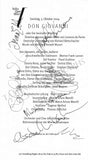 Vienna Opera - Collection of Signed Cast Pages 2001-2016 (Part I)
