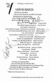 Vienna Opera - Collection of Signed Cast Pages 2001-2016 (Part I)