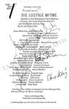 Vienna Opera - Collection of Signed Cast Pages 2001-2016 (Part I)