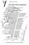 Vienna Opera - Collection of Signed Cast Pages 2001-2016 (Part I)