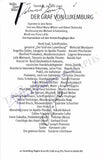 Vienna Opera - Collection of Signed Cast Pages 2001-2016 (Part I)