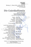 Vienna Opera - Collection of Signed Cast Pages 2001-2016 (Part I)