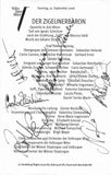 Vienna Opera - Collection of Signed Cast Pages 2001-2016 (Part I)