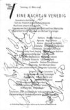 Vienna Opera - Collection of Signed Cast Pages 2001-2016 (Part I)