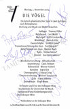 Vienna Opera - Collection of Signed Cast Pages 2001-2016 (Part I)