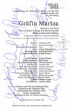 Vienna Opera - Collection of Signed Cast Pages 2001-2016 (Part I)
