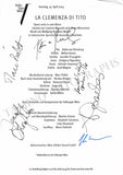 Vienna Opera - Collection of Signed Cast Pages 2001-2016 (Part I)