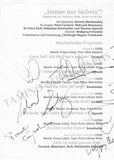 Vienna Opera - Collection of Signed Cast Pages 2001-2016 (Part I)