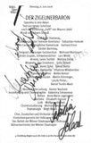 Vienna Opera - Collection of Signed Cast Pages 2001-2016 (Part I)