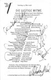 Vienna Opera - Collection of Signed Cast Pages 2001-2016 (Part I)