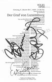 Vienna Opera - Collection of Signed Cast Pages 2001-2016 (Part I)