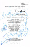 Vienna Opera - Collection of Signed Cast Pages 2001-2016 (Part I)