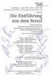 Vienna Opera - Collection of Signed Cast Pages 2001-2016 (Part I)