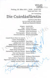 Vienna Opera - Collection of Signed Cast Pages 2001-2016 (Part I)