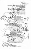 Vienna Opera - Collection of Signed Cast Pages 2001-2016 (Part I)