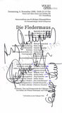 Vienna Opera - Collection of Signed Cast Pages 2001-2016 (Part I)