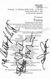 Vienna Opera - Collection of Signed Cast Pages 2001-2016 (Part I)
