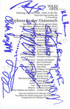 Vienna Opera - Collection of Signed Cast Pages 2001-2016 (Part I)